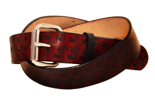 Custom Made Periodic Table Of Elements Leather Belt