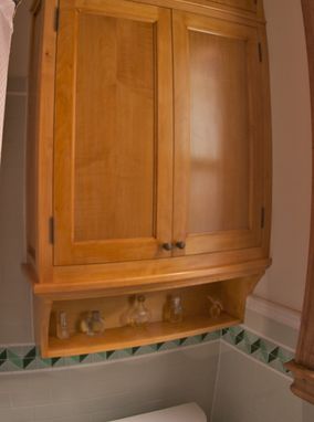 Custom Made Maple Bathroom Cabinetry