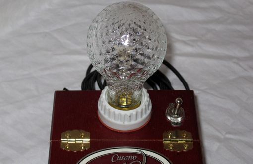 Custom Made Cigar Box Desk Lamp Cusano 18