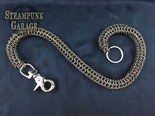 Custom Made Thick Wallet Chain - Roundmaille - Stainless Steel
