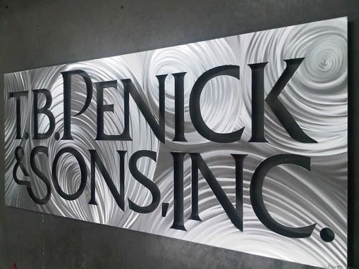 Custom Made Custom Large Company Sign For T.B. Penick & Sons, Inc.