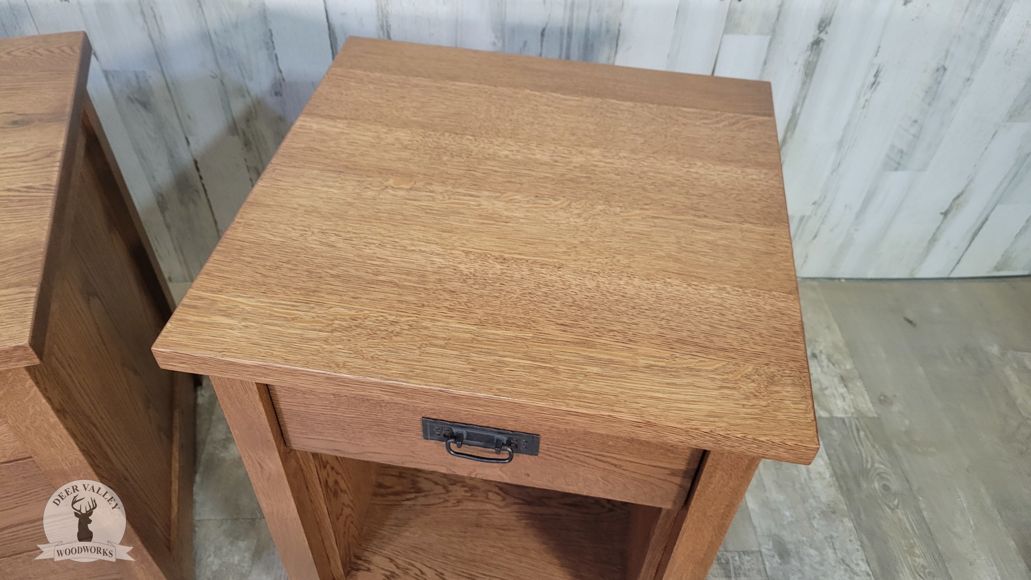 Buy Handmade White Oak End Table, Oak Hardwood End Table, End Table