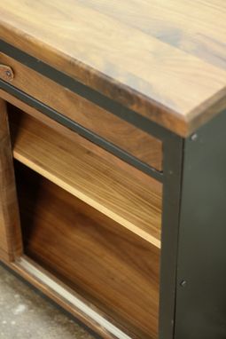 Custom Made Draper Desk W/ Sliding Door