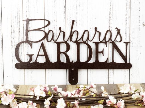 Custom Made Personalized Garden Metal Name Sign
