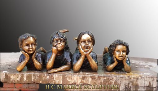 Custom Made Bronze Statues 5 Grand-Children