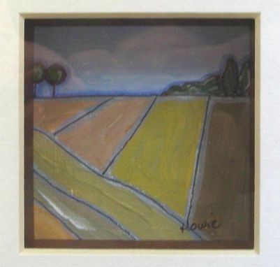 Custom Made Sale, 2 Framed Landscape Paintings, Free Shipping, Brown, Ooak