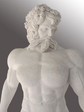 Custom Made Poseidon Marble Statue