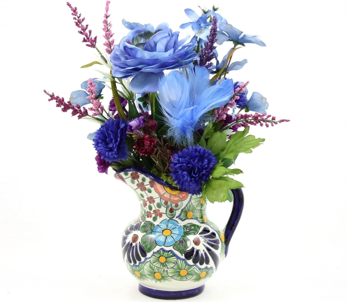 Custom Country Home Decor Silk Flower Arrangement, Kitchen