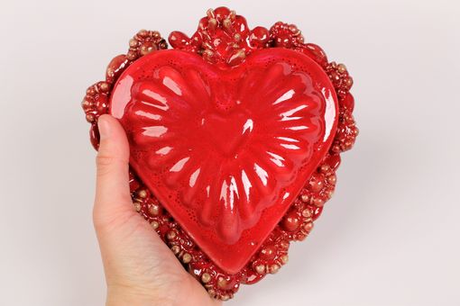 Custom Made Ornate Ceramic Heart