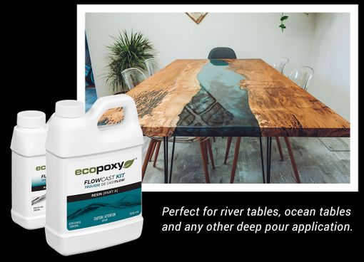 Custom Made Epoxy Resin Table Or Project, Or Encapsulating Objects Using Bio Epoxy, Ecopoxy