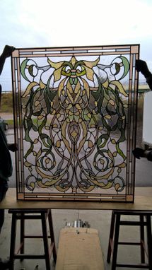 Custom Made Stained Glass Window Panel, Transom, Cabinet Inserts, Sidelights, Sky Lights, Tiffany Stained Glass