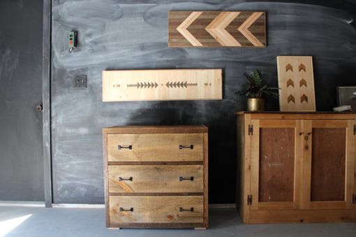 Custom Made Rustic Reclaimed & Sustainably Harvested Wood Dresser Nightstand Table