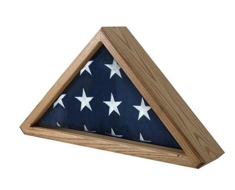 Custom Made Cedar Flag Display Case