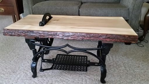 Custom Made Sewing Machine Coffee Table