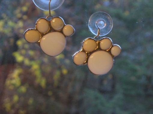 Custom Made Stained Glass Paw Print Sun Catcher