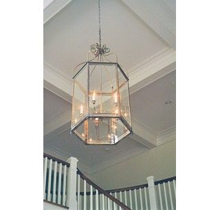 Custom Made Brass Foyer Light