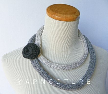 Custom Made Madame Vp - Fiber Art Statement Necklace