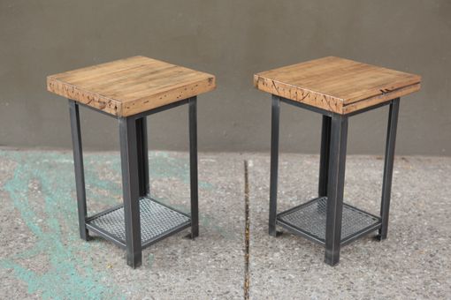 Custom Made Industrial Night Stands
