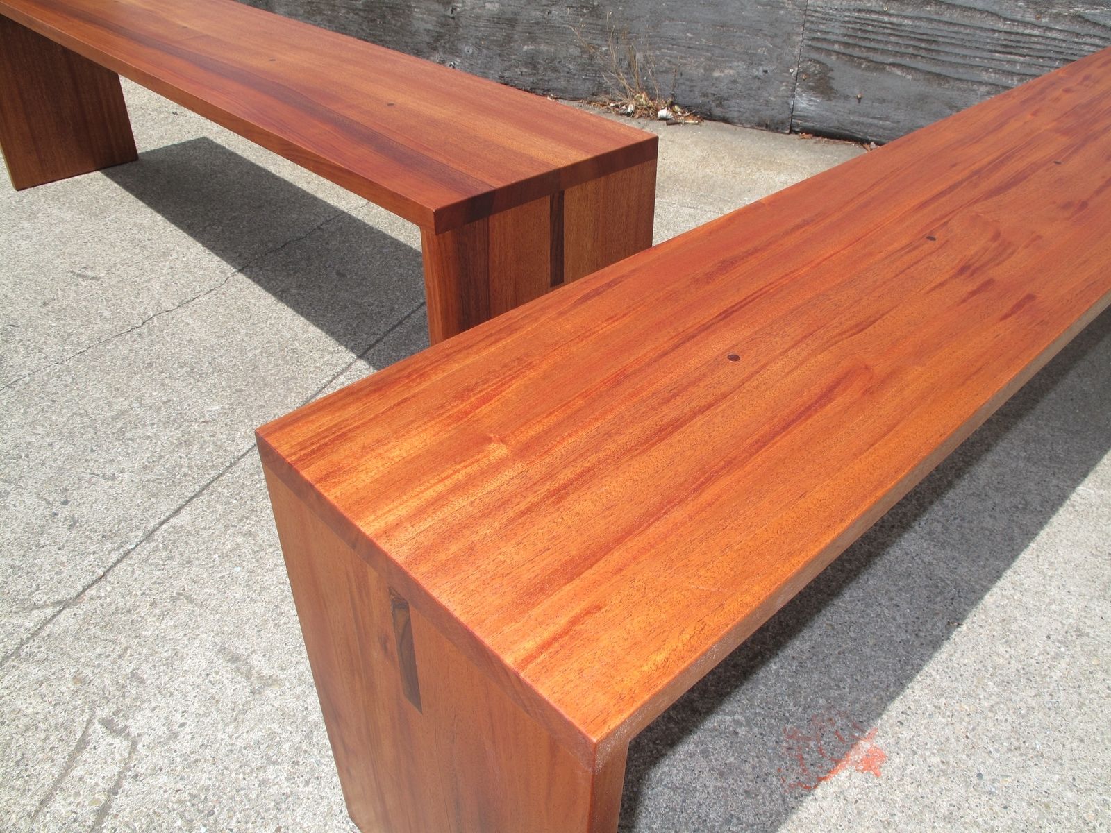 Hand Crafted Wide Span Benches Seating For 4 For 1 4 Of The