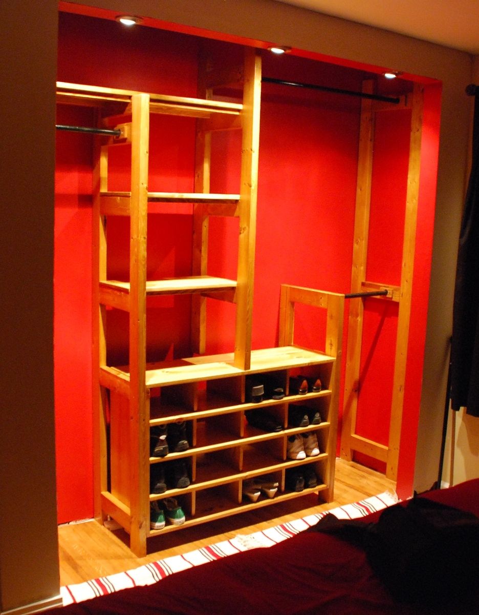Hand Made Closet Insert by Discriminating Designs