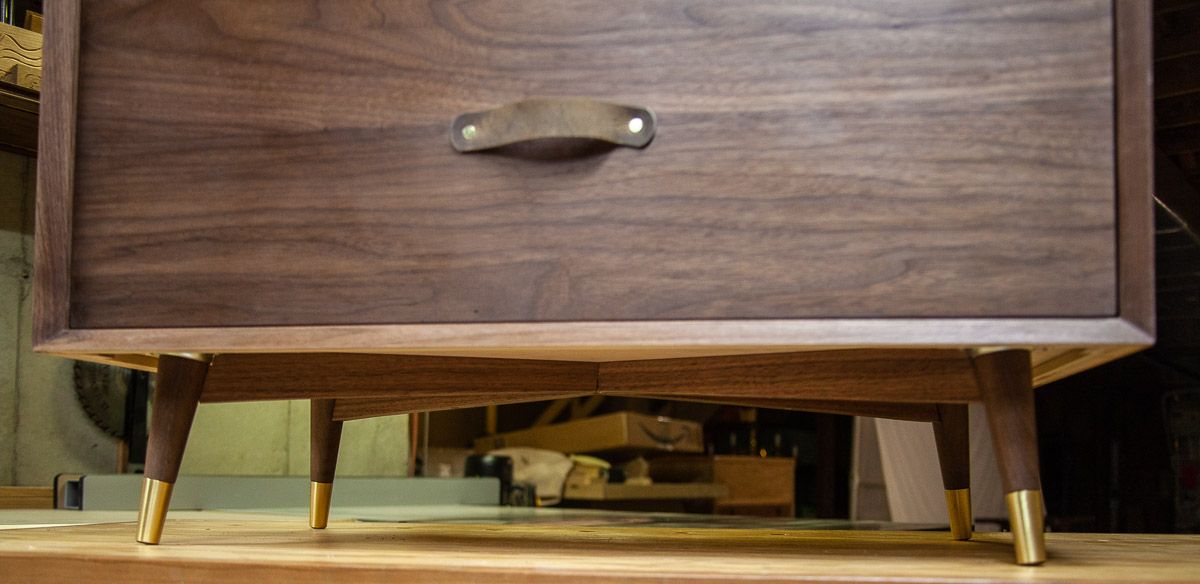 Buy Custom MidCentury Modern Lateral File, made to order from Bench Dog Woodworks