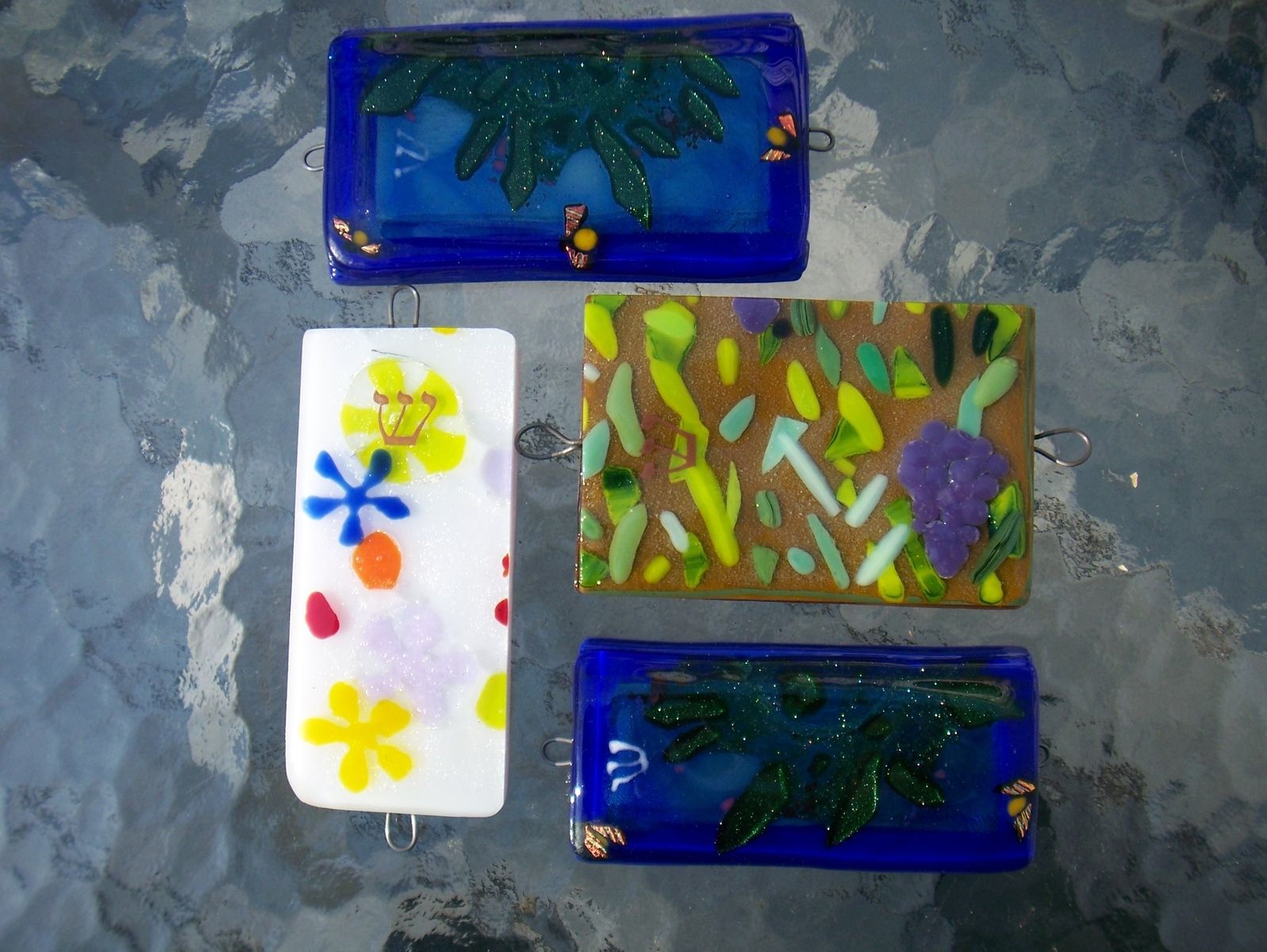 Hand Made Mezuzah Cases by Crazy Eye Fused Glass | CustomMade.com