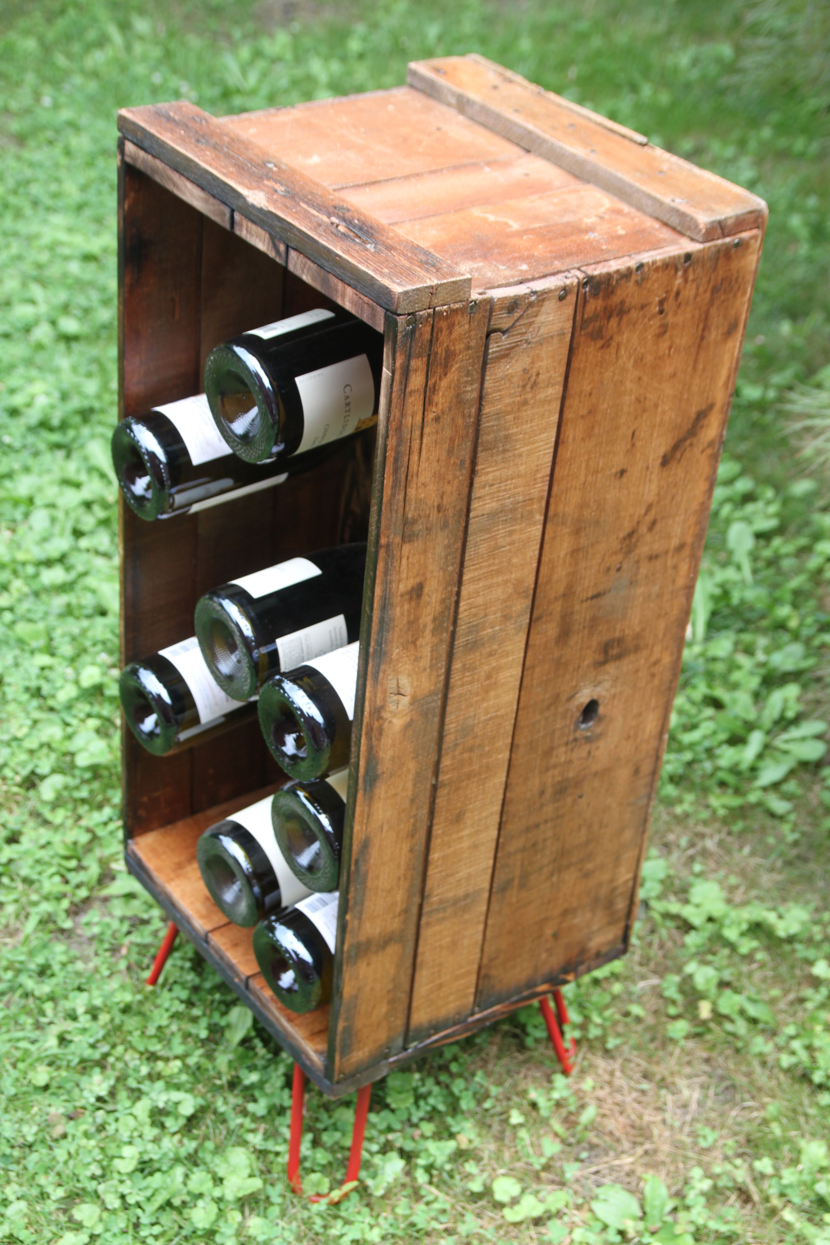 wine rack crate