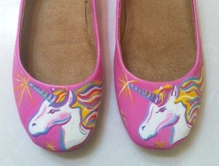 Handmade Unicorn  Shoes  by Cosmic Unicornz CustomMade com