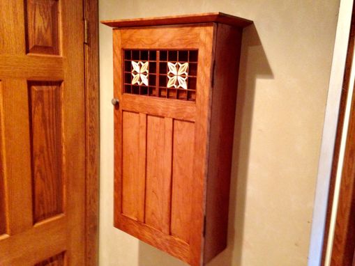 Custom Made Hand Made Kumiko Wall Cabinet