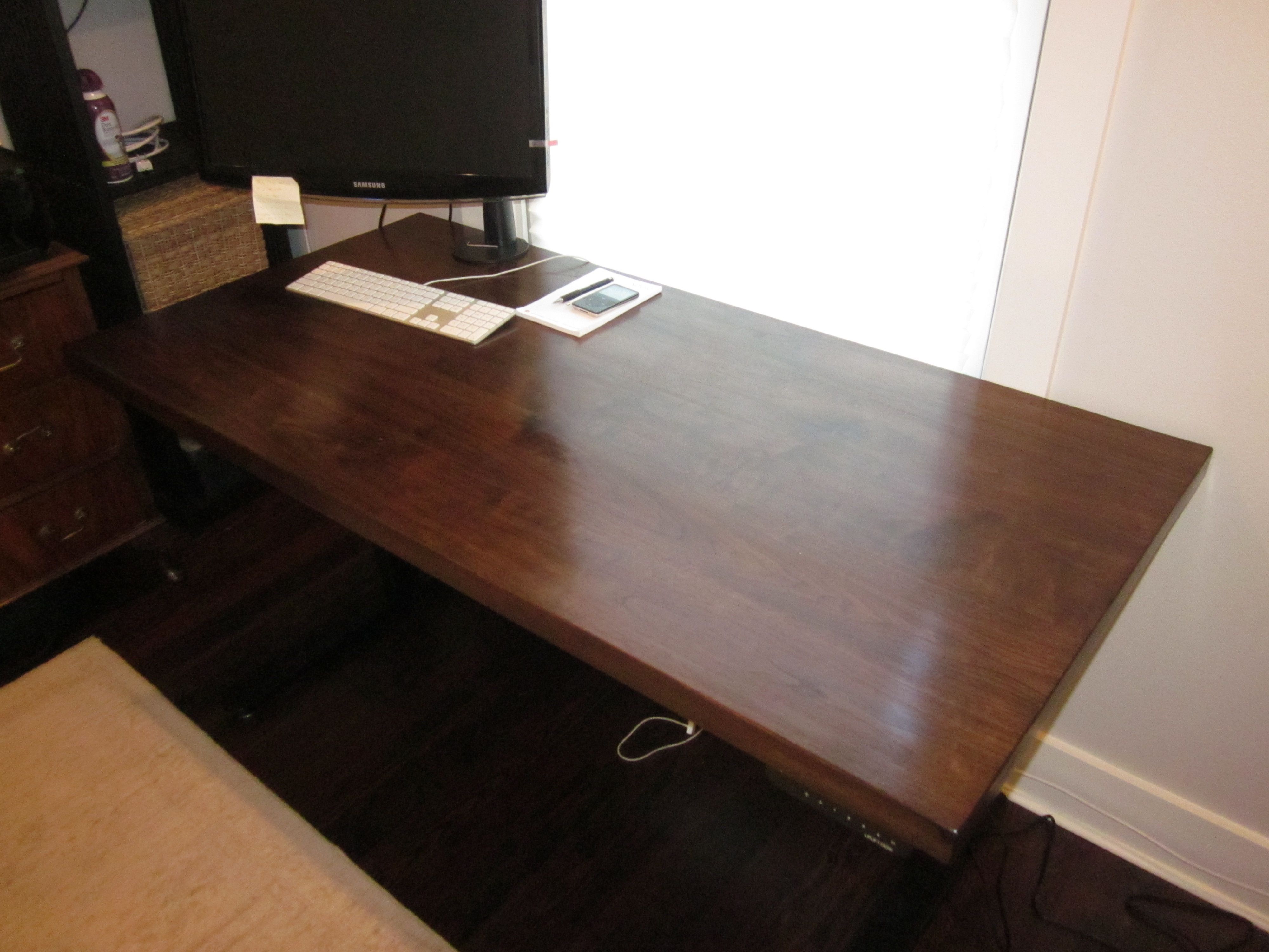 Hand Crafted Custom Walnut Desktop by CHA0S CREATIONS