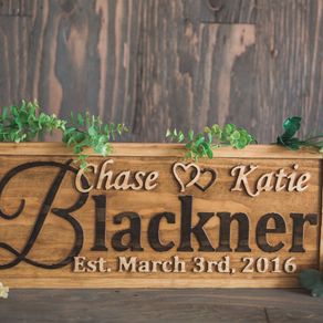 Custom Signs Personalized Wood Custommade Personalized Family Name Sign Wedding Gift Custom Carved Wooden Signs Anniversary Wood Plaque