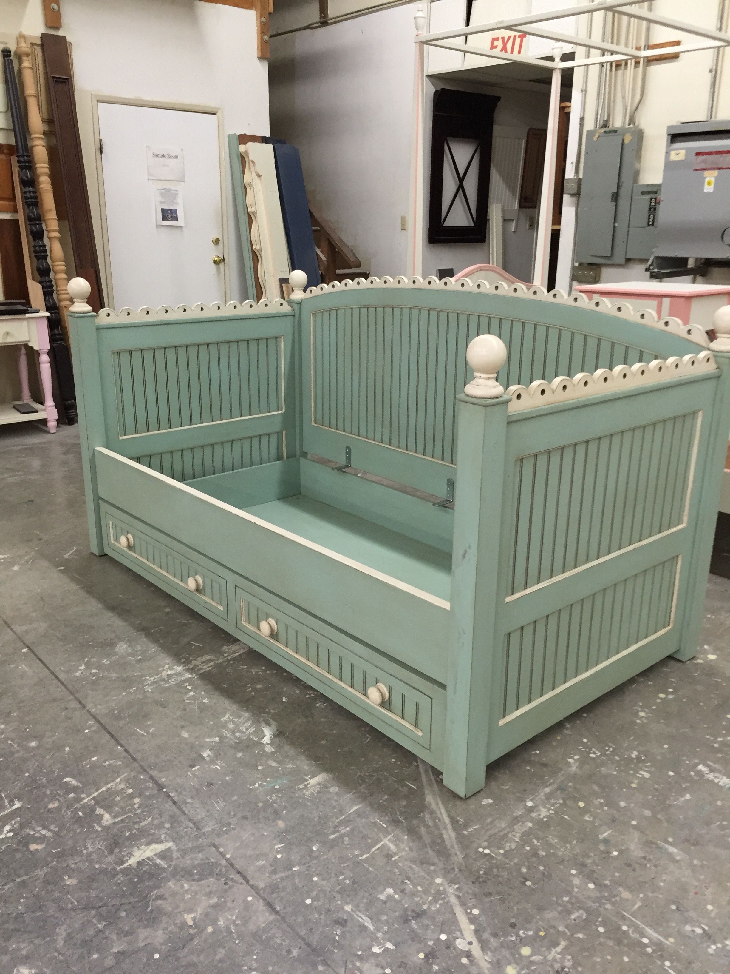 Buy Custom Made Picket Fence Day Bed, Made To Order From Finished By ...