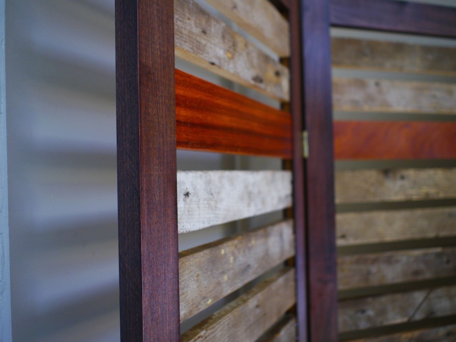 Buy Hand Made Rustic Room Divider Made From Reclaimed Lumber, made to