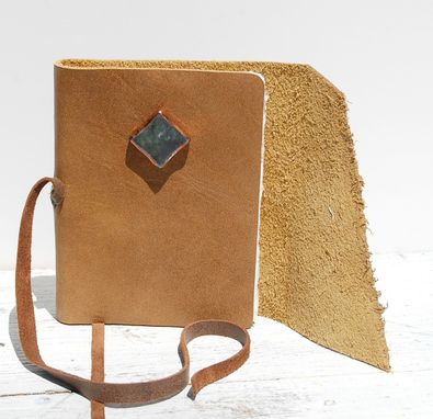 Custom Made Leather Bound Journal Handmade Southwest Travel Diary Mexican Art Poetry Notebook