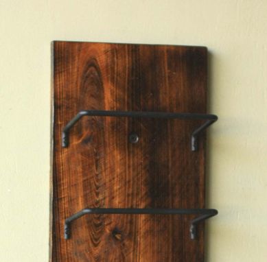 Buy a Custom Rustic Wall-Mounted Wine Rack, Wood Wine Rack 