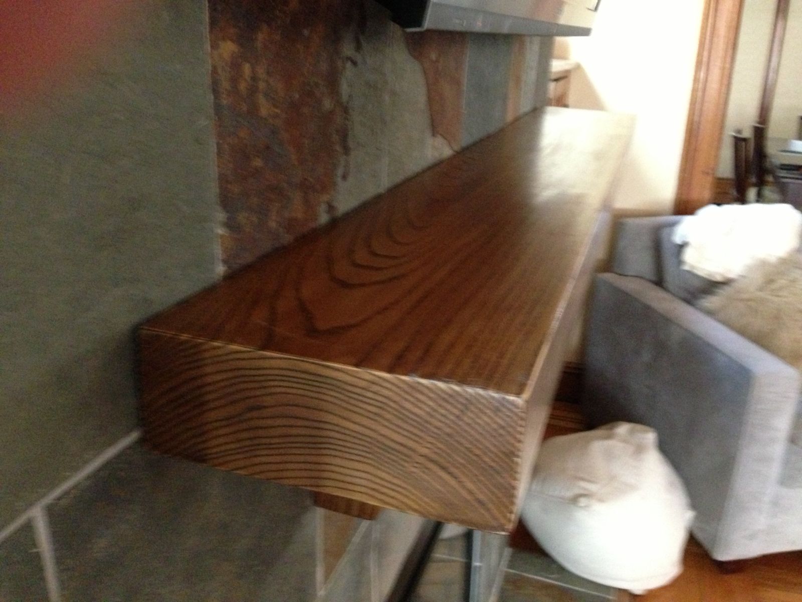 Handmade Mantel Shelf by Green River Woods, Inc.