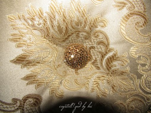 Custom Made Custom Crystallized Throw Pillow Home Decor Bedroom Living Room Bling European Crystals Bedazzled
