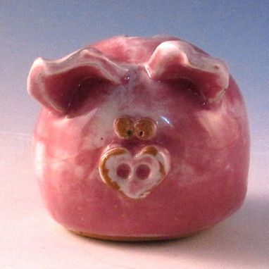 Custom Made Small Piggy Bank In Pink