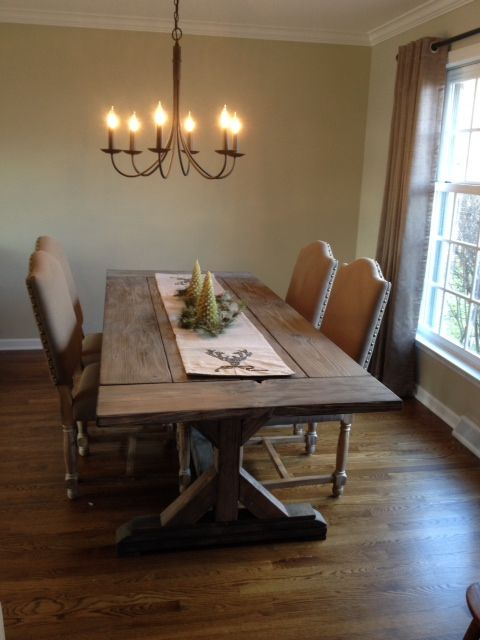 Buy a Hand Crafted Fancy X Farmhouse Table With Extensions ...