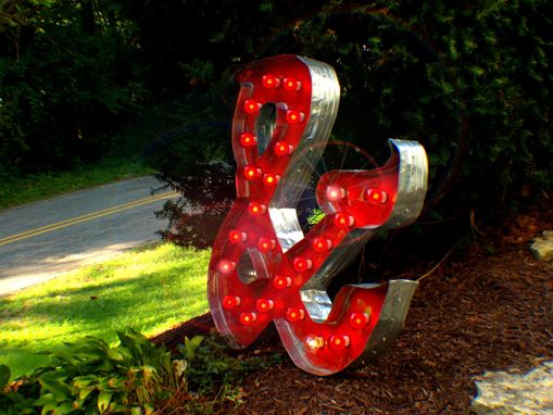 Custom Made Marquee Letter & Ampersand Vintage Art By Aranacci Fixture 3ft X 3ft