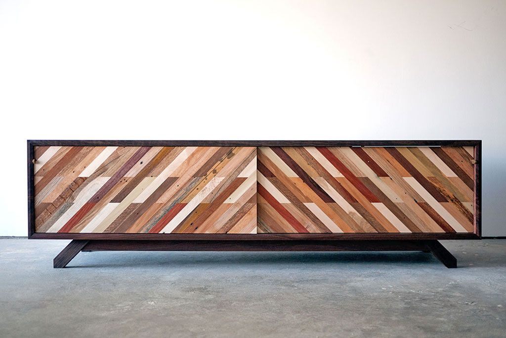 Hand Made Patterned Low Media Console By Bolster Furniture Design Hand Made Patterned Low Media Console By Bolster Furniture Design Custommade Com