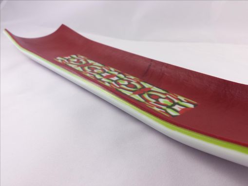 Custom Made Channel Tray - Pattern Bar Channel - Red