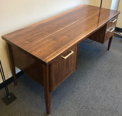 Custom Made Solid Wood (Walnut) Desks And Office Furniture