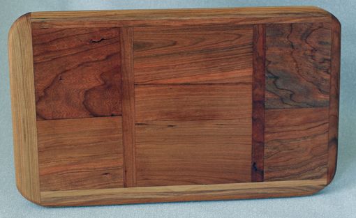 Custom Made Cutting Board Style #4, Cherry And Cherry Laminate Edges