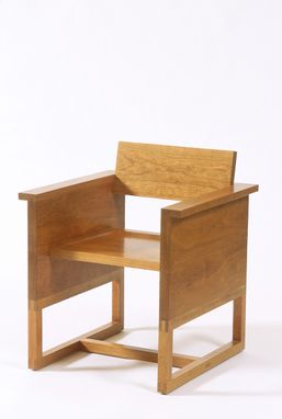Custom Made Presider's Chair 1, Fabricated For Lawrence Cook Faia