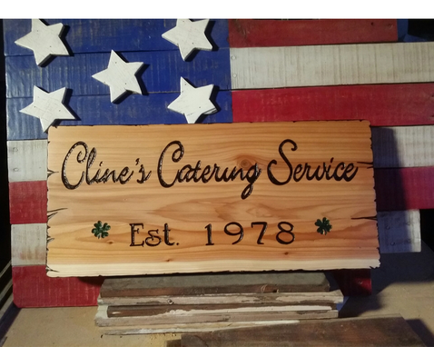 Custom Made Cedar Plaques & Signs