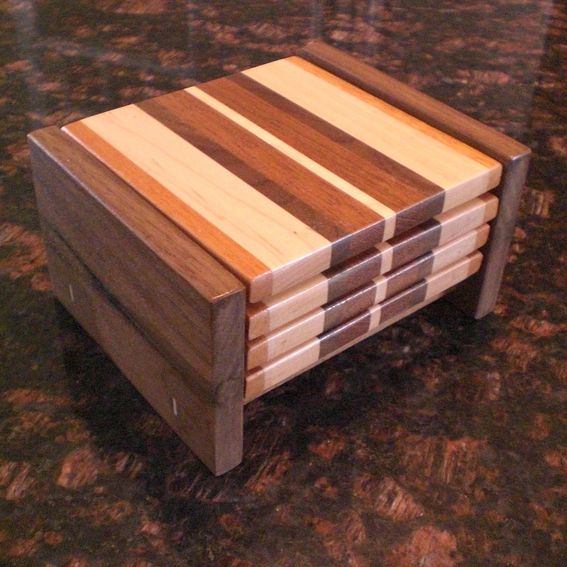 Handmade Wood Coasters by Oceanside Woodworking Inc. | CustomMade.com