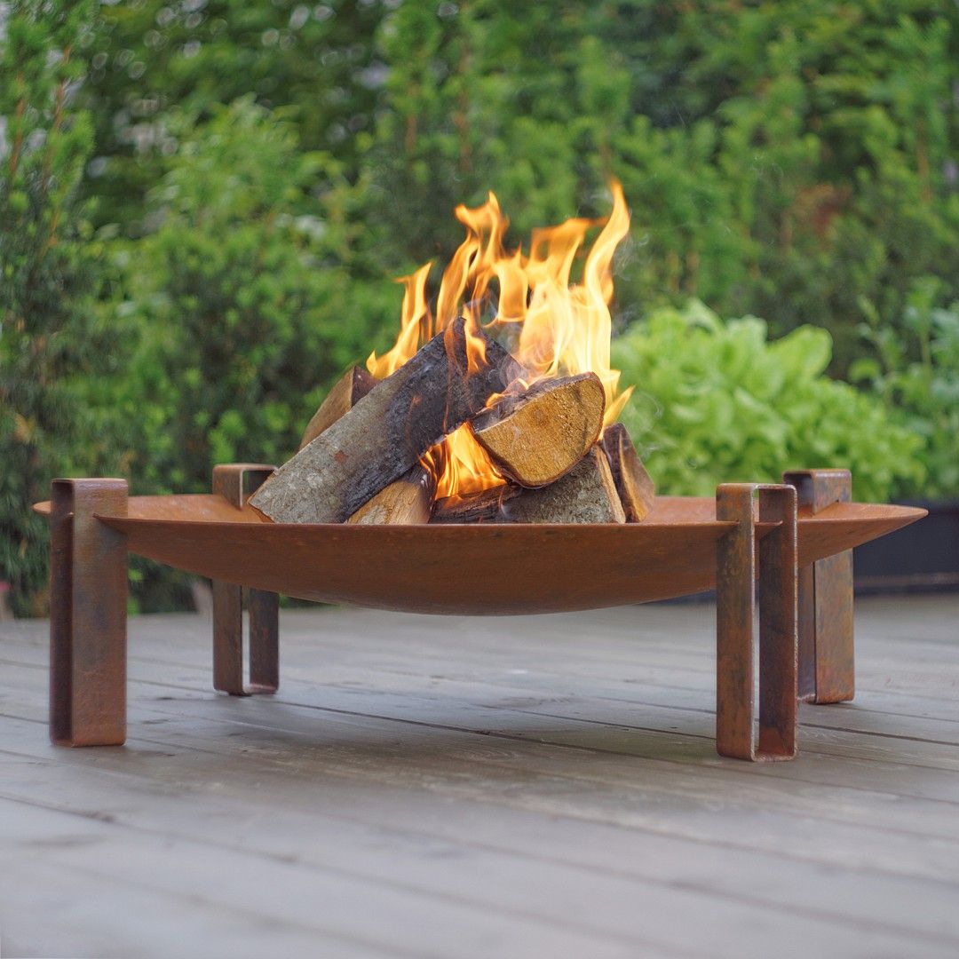 Buy Custom Made Solid Carbon Steel Fire Pit Alna 31.5, made to order