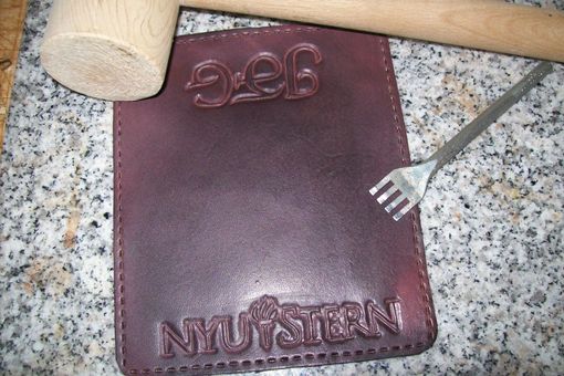 Custom Made Leather Business Card Case