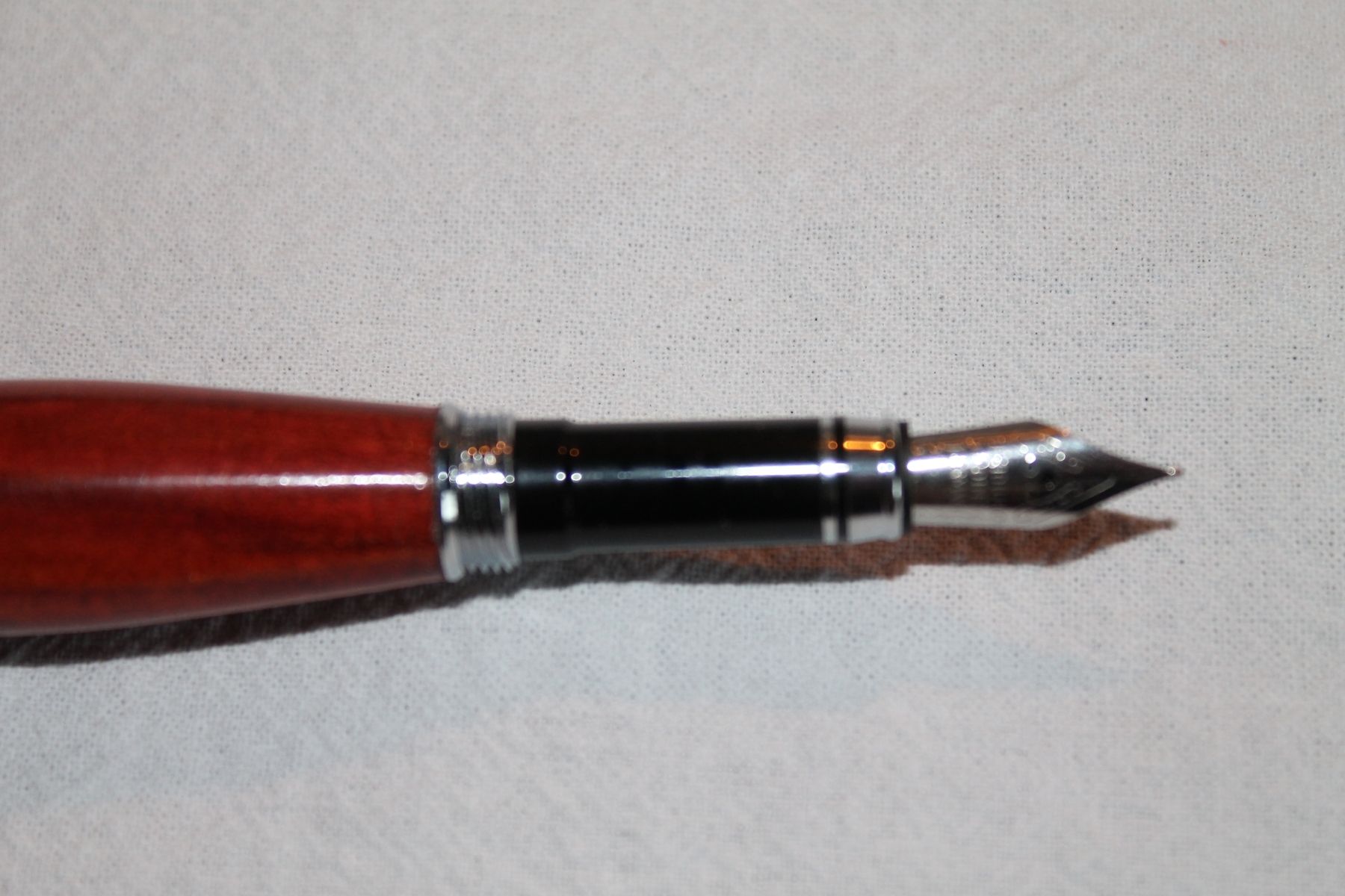 Custom Classic Fountain Pen - Red Heart by Holtzer Custom Woodworking ...